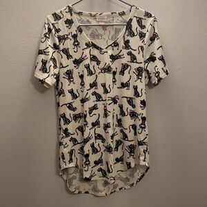 Skeleton Cat Graphic Tee